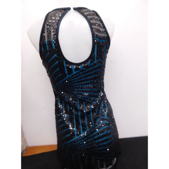 Dance Costume Curtain Call J5246 Medium Adult Turquoise Jazz Lyrical Sparkle - Picture 4 of 4